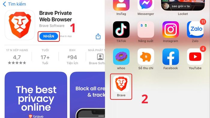 Hướng dẫn cách vừa xem YouTube ngoài màn hình vừa lướt web trên iPhone - Bước 1