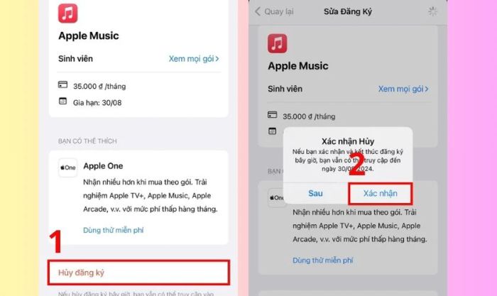 Cách hủy gia hạn Apple Music trên Apple Watch