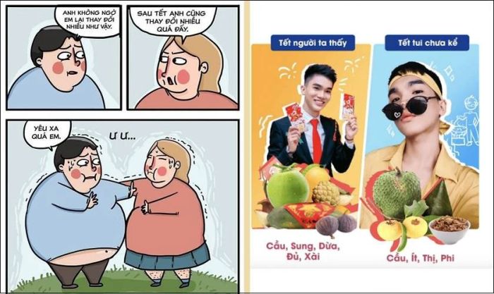 Hiện nay, mẫu meme Tết nào đang được nhiều người yêu thích?
