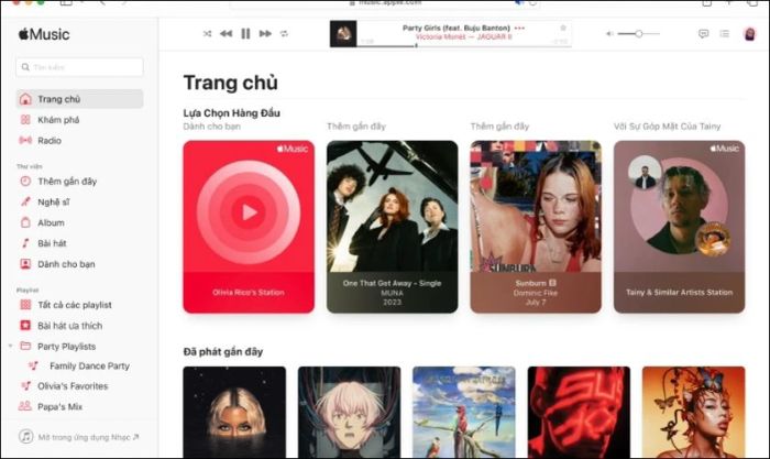 Apple Music là dịch vụ phát nhạc trực tuyến của Apple?