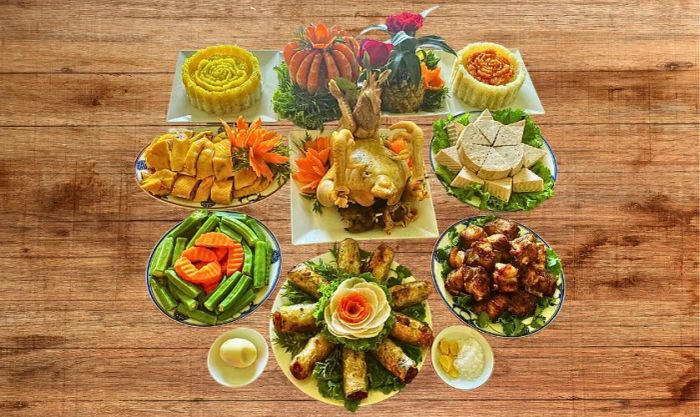 Mâm cúng mùng 2 Tết 2025 của người miền Trung