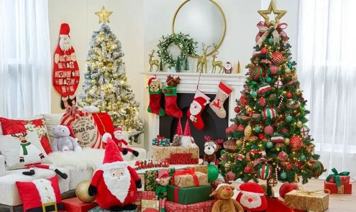 Trang trí Noel với nhiều màu sắc rực rỡ