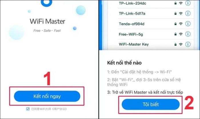 Hướng dẫn kết nối Wi-Fi không cần mật khẩu bằng Wi-Fi Master trên điện thoại