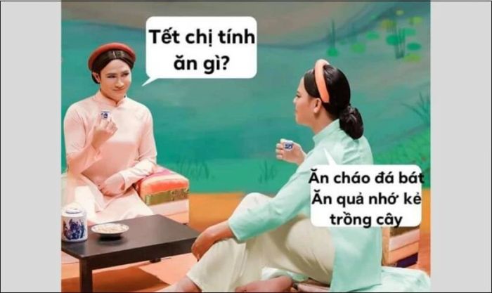 Tuyển tập meme Tết vui nhộn nhất năm