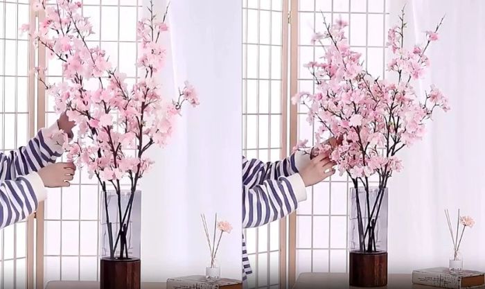 Tạo chiều sâu và sự phong phú cho bình hoa