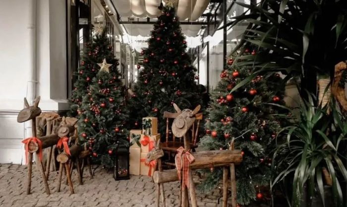 Trang trí Noel cho quán cafe với phong cách độc đáo