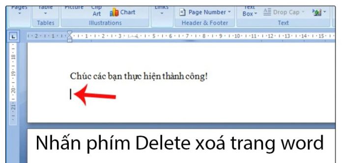 phương pháp xóa trang trong word (cách trực tiếp)