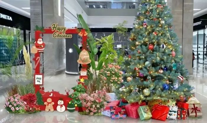 Trang trí góc chụp hình Noel với phong cách riêng