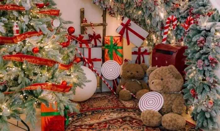 Trang trí Noel với chủ đề Rừng thông xanh mát
