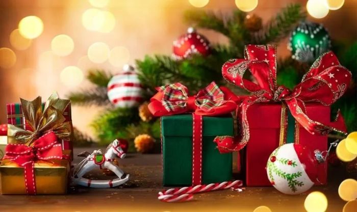 Hộp quà Giáng sinh xinh xắn