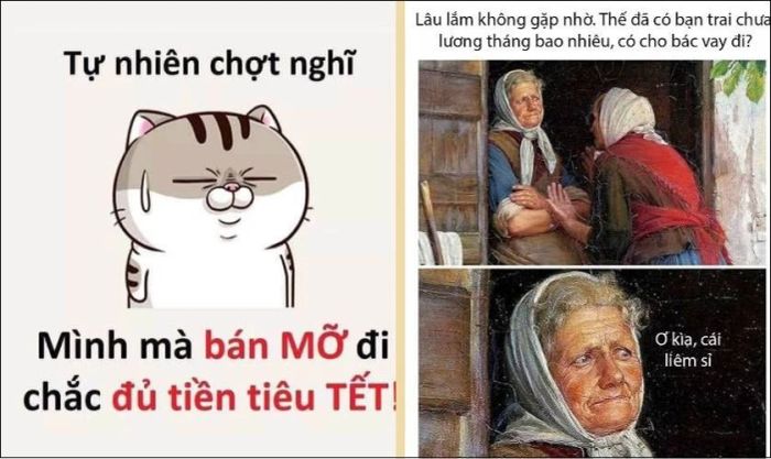 Hiện tại, mẫu meme Tết nào đang thu hút sự chú ý của cộng đồng mạng?