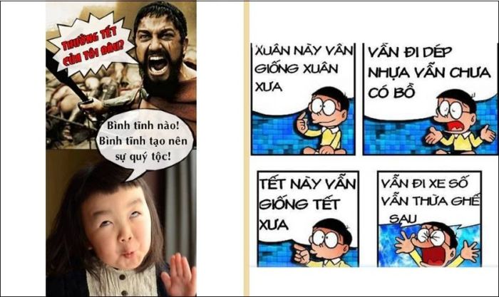 Tuyển tập 20 mẫu meme Tết hài hước giúp năm mới thêm phần vui nhộn