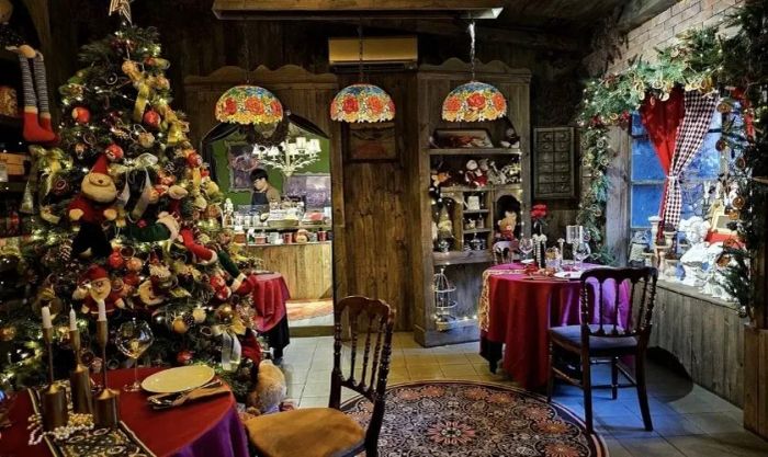 Trang trí Noel quán cafe độc đáo và sáng tạo