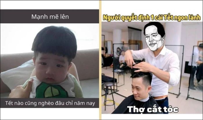 Những mẫu meme Tết hài hước nhất cho năm mới đầy thú vị