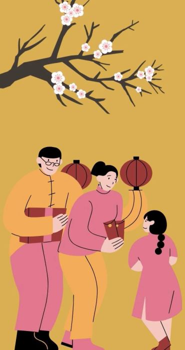 Khoảnh khắc bé nhận lì xì từ gia đình