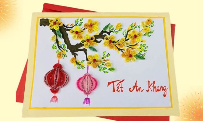 Mẫu thiết kế thiệp chúc Tết ấn tượng năm 2025