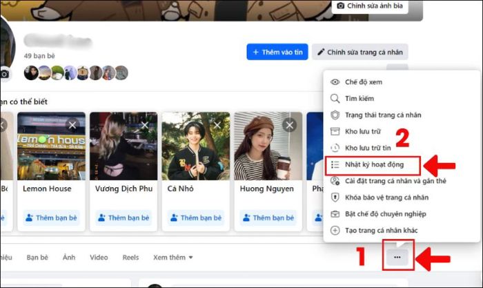 Hướng dẫn xem danh sách hủy kết bạn trên máy tính