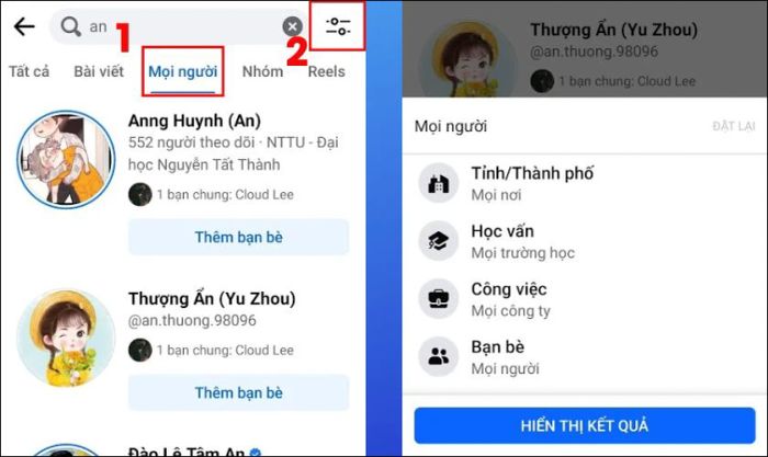 Hướng dẫn khôi phục danh sách bạn bè trên Facebook bằng bộ lọc thông tin