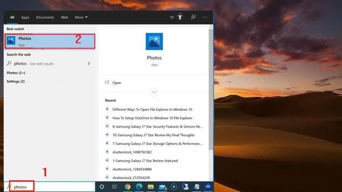 Hướng dẫn chuyển hình ảnh từ iPhone sang máy tính bằng Windows Photos - Bước 2