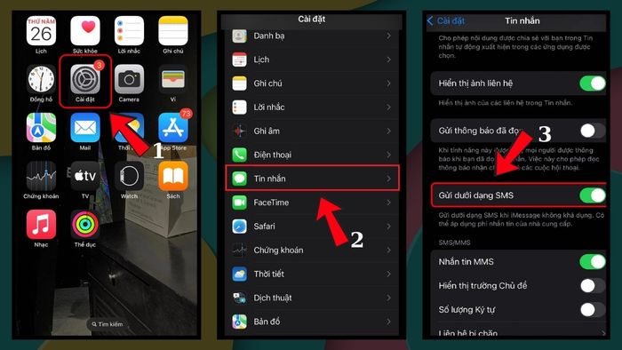 Hướng dẫn sửa lỗi iPhone không gửi được tin nhắn