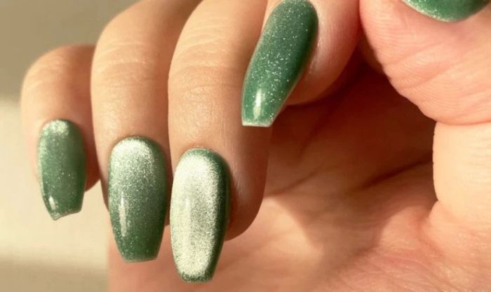 Mẫu nail mắt mèo đặc sắc