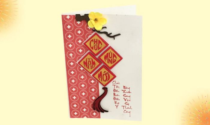 Mẫu thiệp chúc Tết 3D độc đáo và ấn tượng