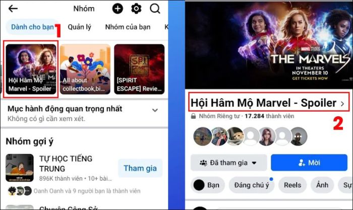 Hướng dẫn tìm bạn bè thông qua các nhóm trên Facebook
