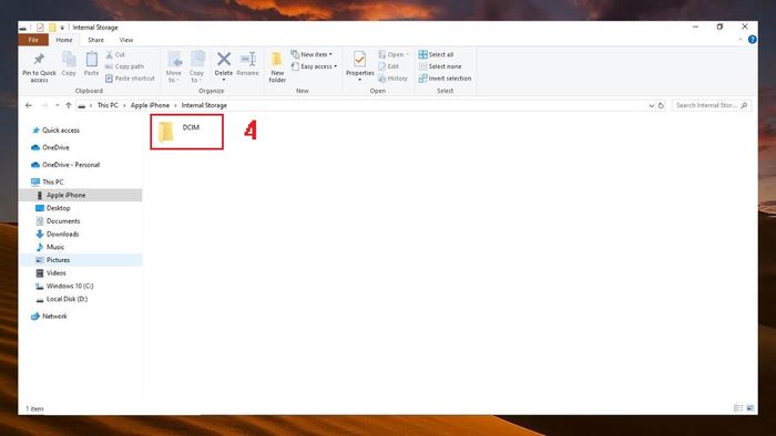 Hướng dẫn chuyển ảnh từ iPhone sang máy tính Windows - Bước 4