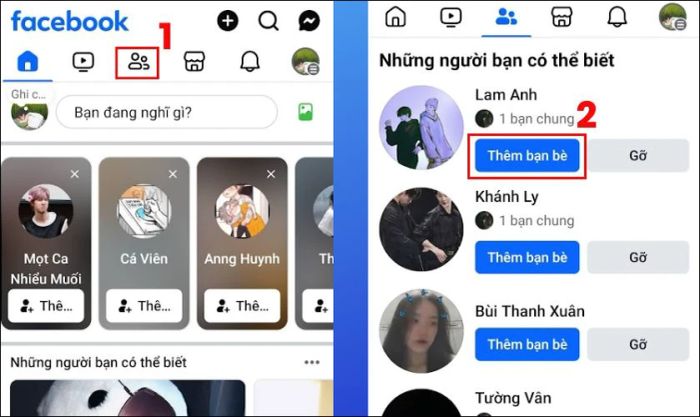Khôi phục kết bạn đã hủy trên Facebook thông qua danh sách những người bạn có thể biết