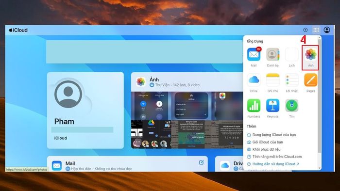 Hướng dẫn sao chép ảnh từ iPhone sang máy tính MacBook qua iCloud Photos - Bước 3