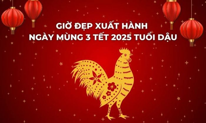 Giờ đẹp xuất hành ngày mùng 3 Tết 2025 cho tuổi Thân