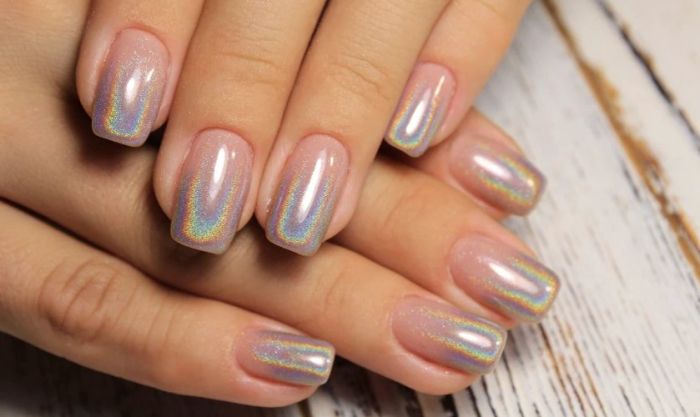 Mẫu nail tráng gương xinh xắn và độc đáo