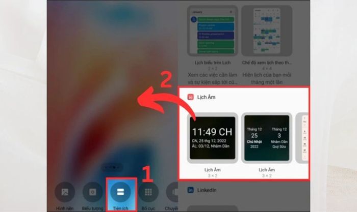 Hướng dẫn hiển thị lịch âm trên màn hình điện thoại OPPO