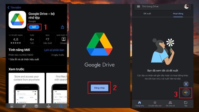 Hướng dẫn chuyển hình ảnh từ iPhone sang máy tính bằng Google Drive - Bước 2