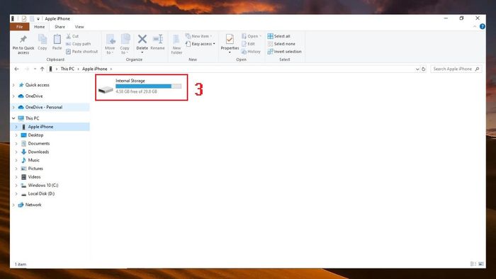 Hướng dẫn chuyển ảnh từ iPhone sang máy tính Windows - Bước 3