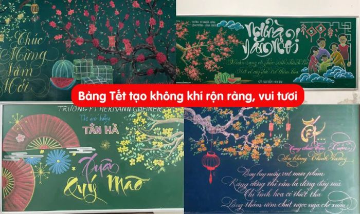 Trang trí bảng Tết 2025 có ý nghĩa như thế nào?