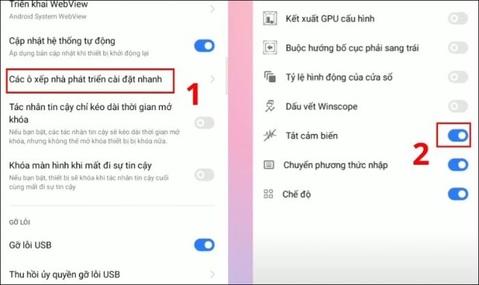 Hướng dẫn bật/tắt cảm biến tiệm cận trên điện thoại OPPO