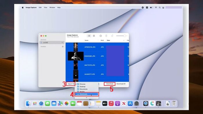 Hướng dẫn chuyển ảnh từ iPhone sang máy tính MacBook bằng dây sạc - Bước 3