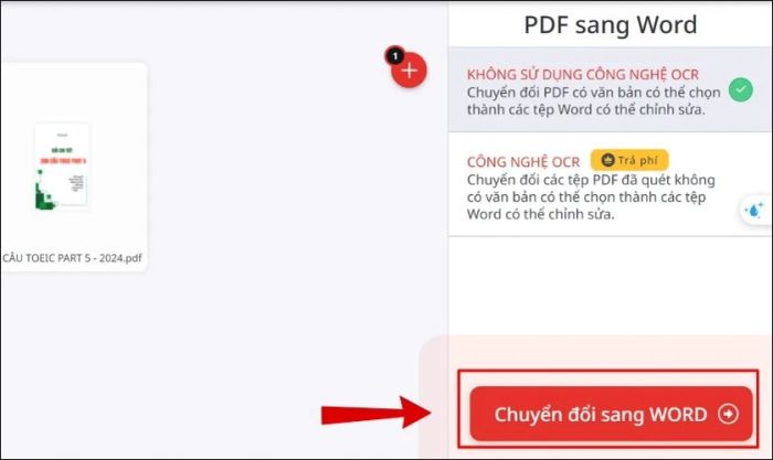Chuyển đổi file PDF thành Word một cách dễ dàng