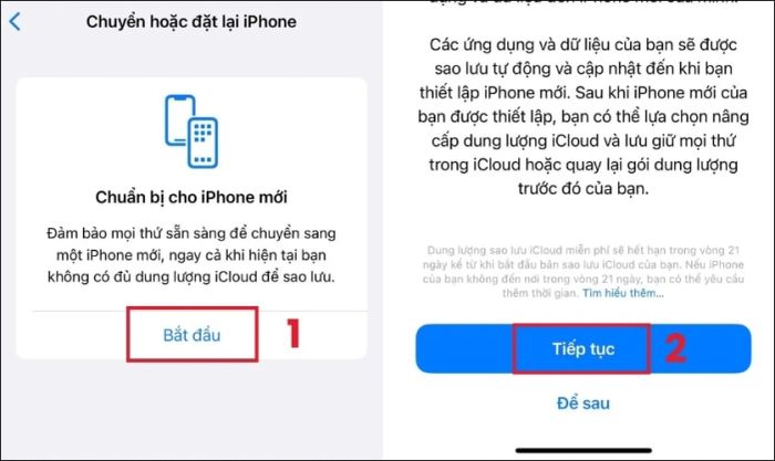 Hướng dẫn các bước chuyển dữ liệu trên iPhone một cách dễ dàng