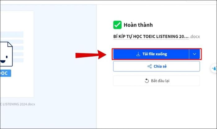 Tải file xuống