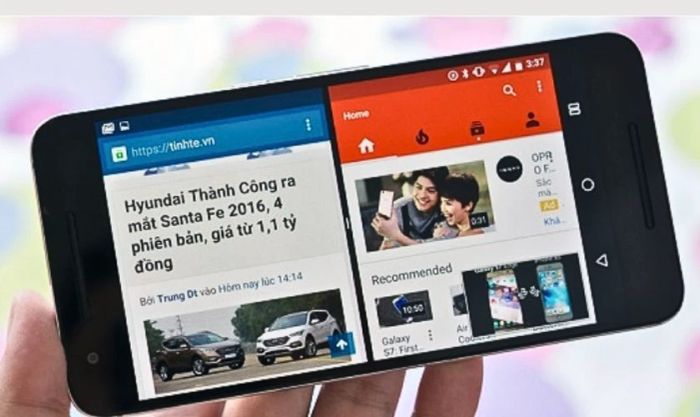 Bước cuối cùng là chọn thêm một ứng dụng khác để sử dụng cùng lúc với ứng dụng đã được chia