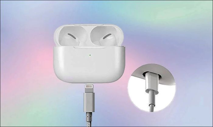 Sạc đầy AirPods để đảm bảo kết nối thành công