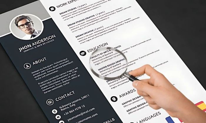 Kiểm tra lỗi chính tả và định dạng khi làm CV trên điện thoại