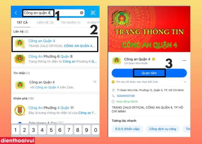 Làm căn cước công dân trực tuyến qua Zalo