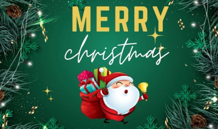 Ông già Noel trên đường phát quà