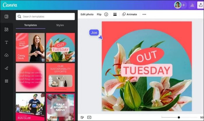 Tìm kiếm và thiết kế hình ảnh ông già Noel cùng Canva