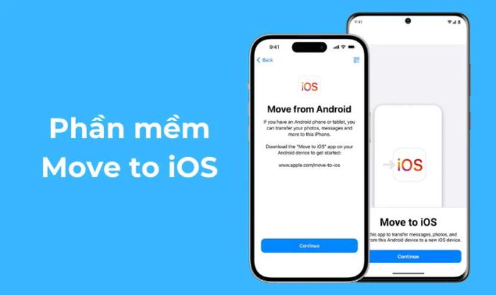 Dùng phần mềm Move to iOS để chuyển danh bạ từ Android sang iPhone