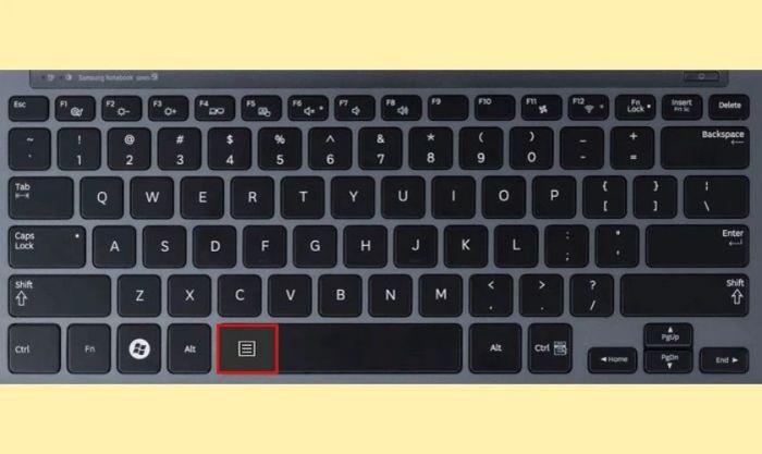 Các phím tắt bàn phím thay thế chuột