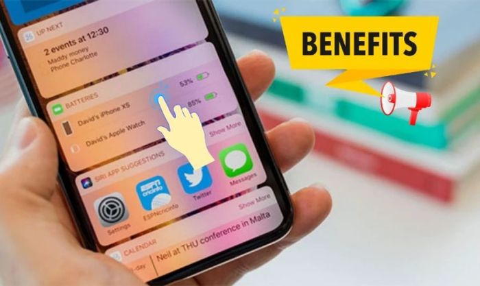 Lợi ích của tính năng chạm đúp mở màn hình iPhone